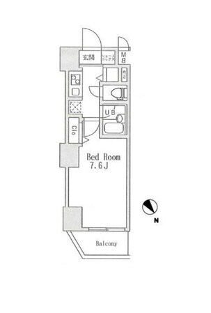 岩本町駅 徒歩3分 3階の物件間取画像